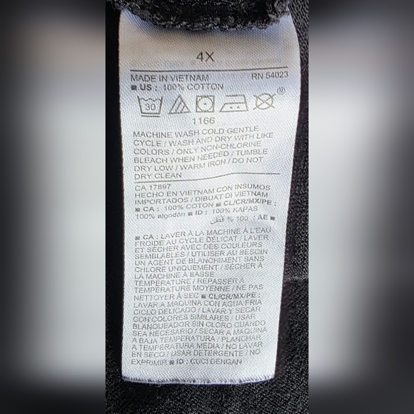 Women's Plus Size 4X Old Navy Black Tee Shirt Dress Elastic Waist Short Sleeve - Picture 6 of 8